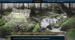 Desktop Screenshot of baragarfuneralhome.com